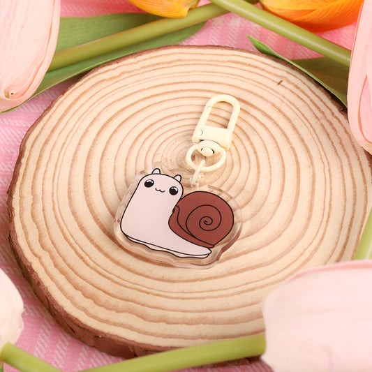 Snail- Cutie Crawlers Keychains 1.5”