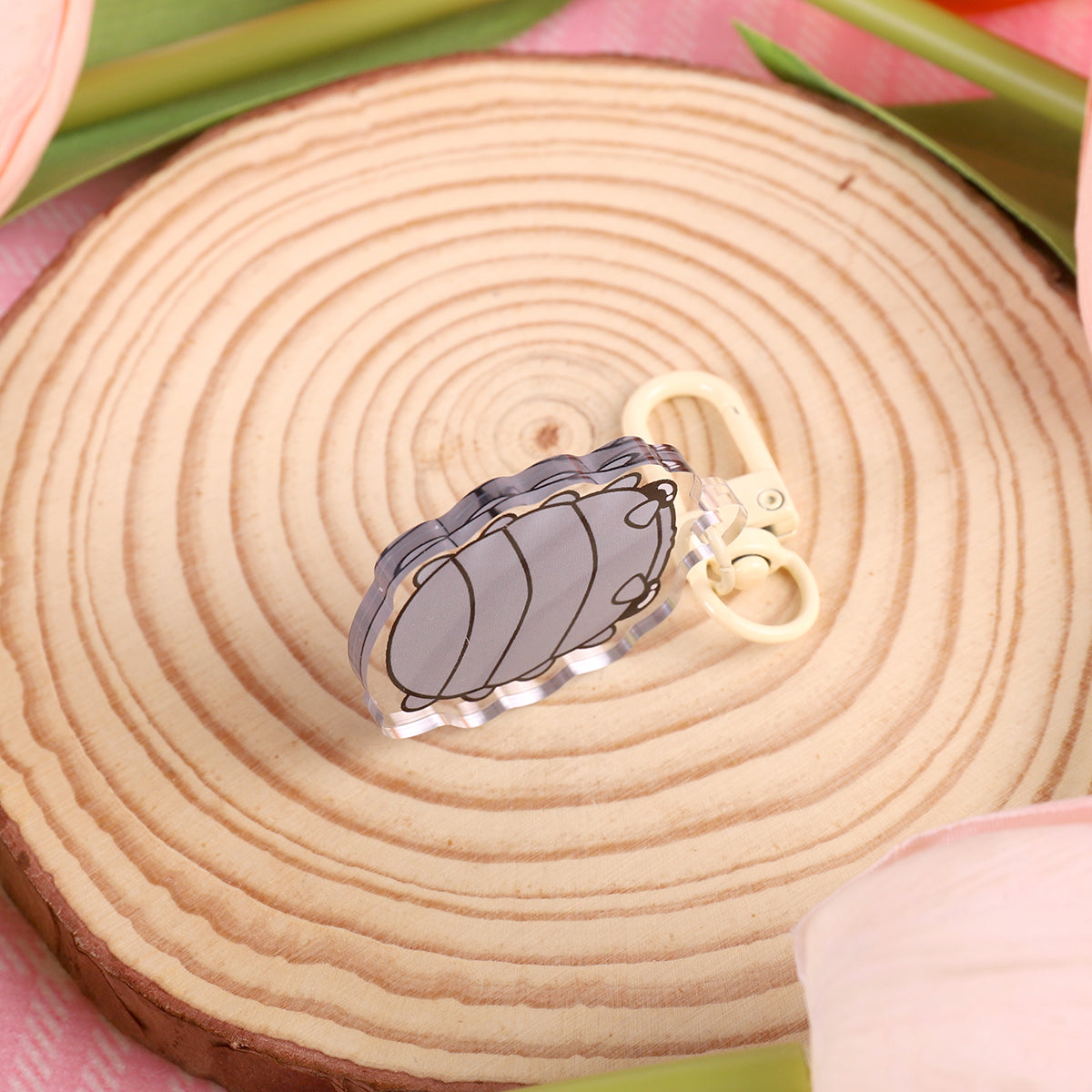 Isopod- Cutie Crawlers Keychains 1.5”