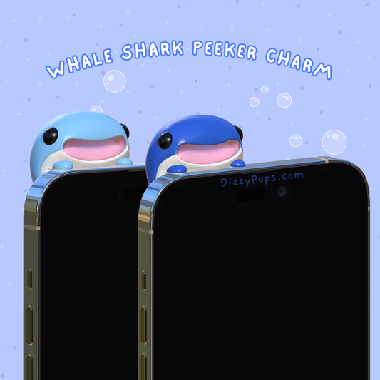 Whale Shark Peeker Charm