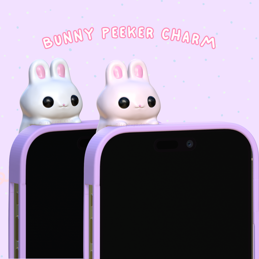 Bunny Peeker Charm