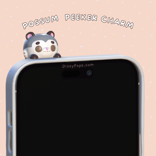 Possum Peeker Charm