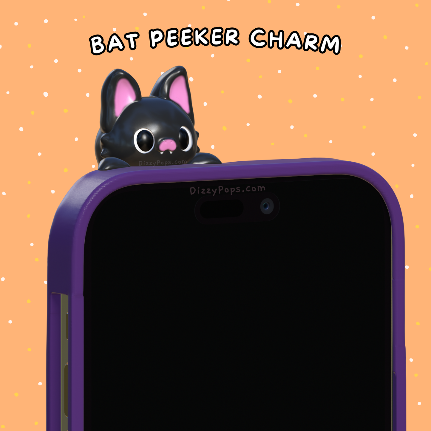Bat Peeker Charm
