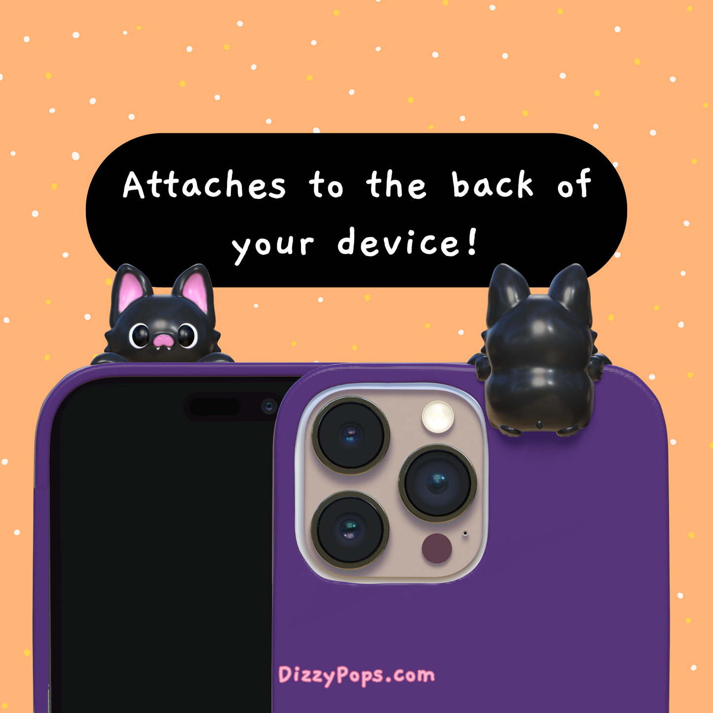 Bat Peeker Charm