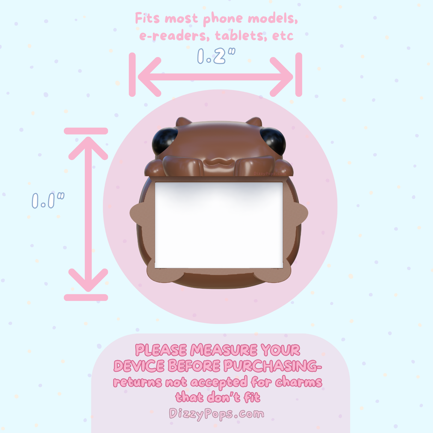 Stag Beetle Peeker Charm