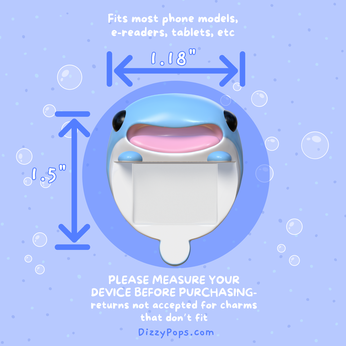 Whale Shark Peeker Charm