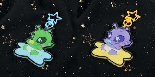 Cosmic Crybabies Keychain 2.5”