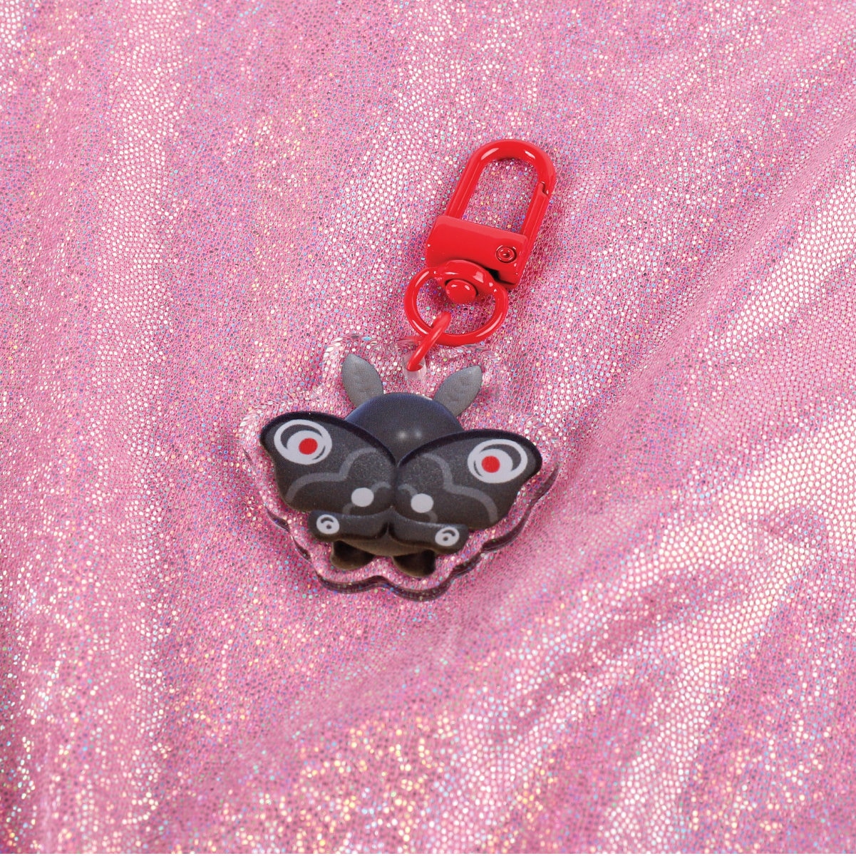 Mothman Keychain 1”