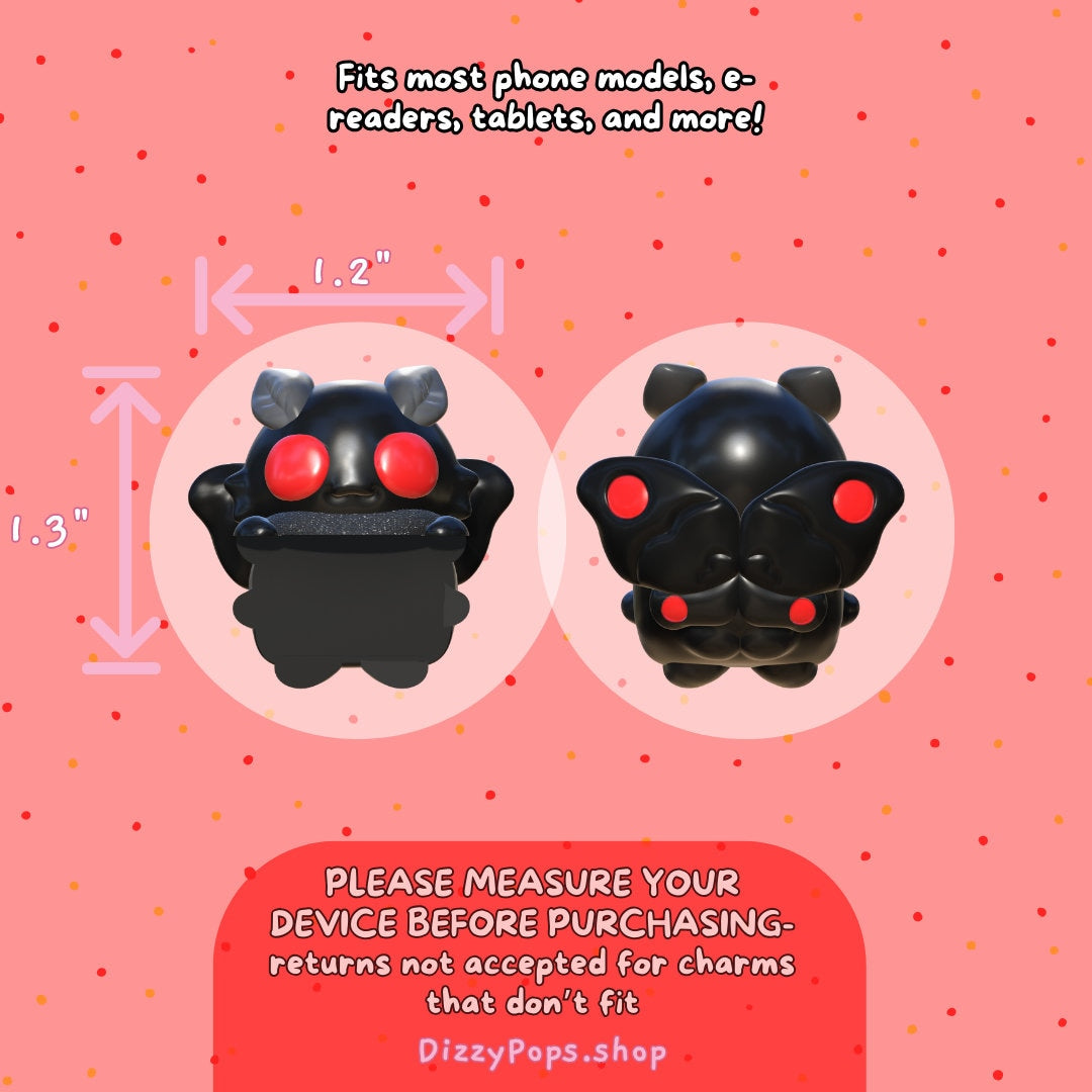 Mothman Peeker Charm