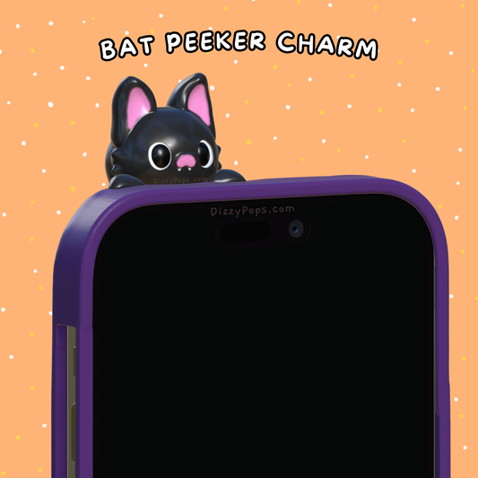 Bat Peeker Charm