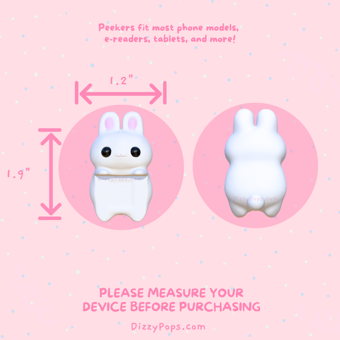 Bunny Peeker Charm