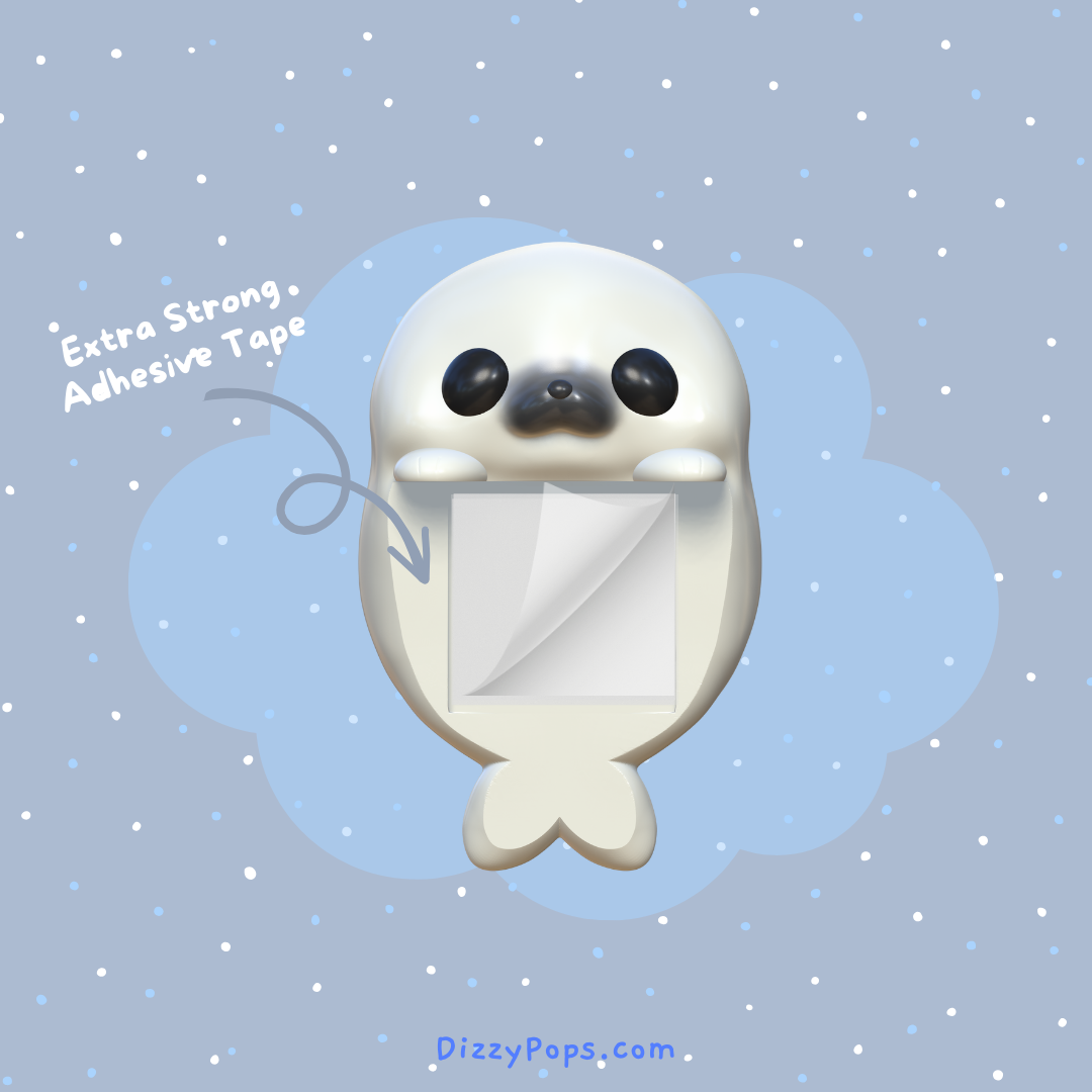 Arctic Seal Peeker Charm