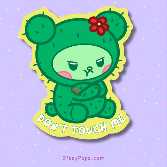 Sahara Don't Touch Me Sticker