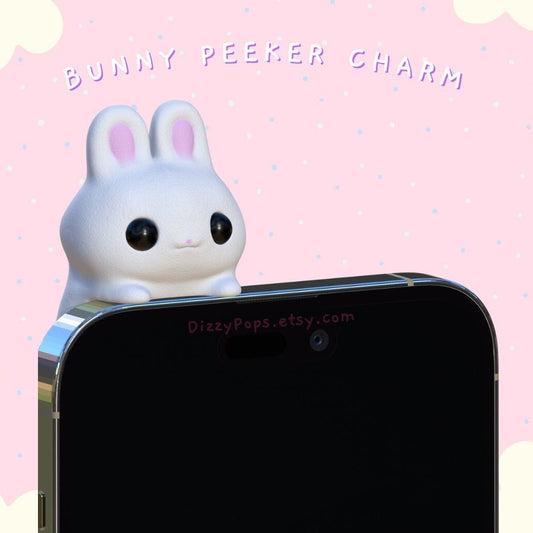 Bunny Peeker Charm